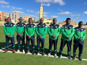 الجهاز الفني والإداري لمنتخب الشباب السوداني